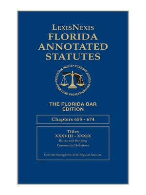 cover image of LexisNexis Florida Annotated Statutes, The Florida Bar Edition